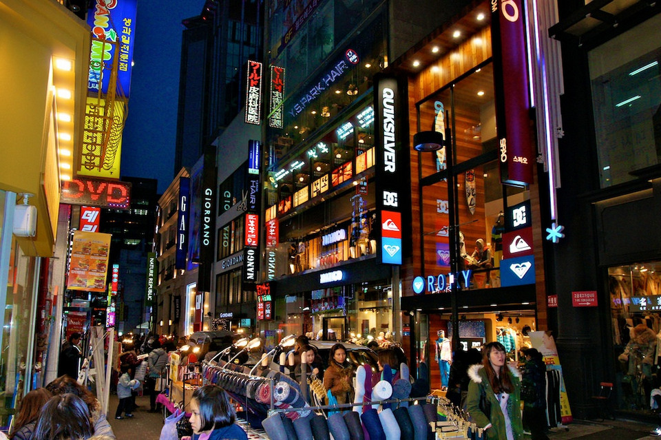 Shopping in Myeong-Dong - Living + Nomads – Travel tips, Guides, News ...