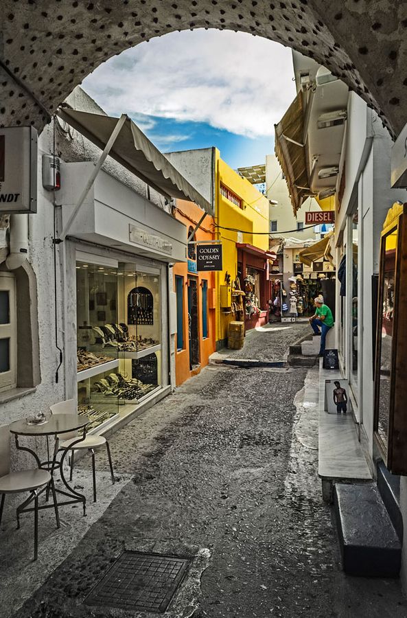 Fira Shops, Santorini, Greece