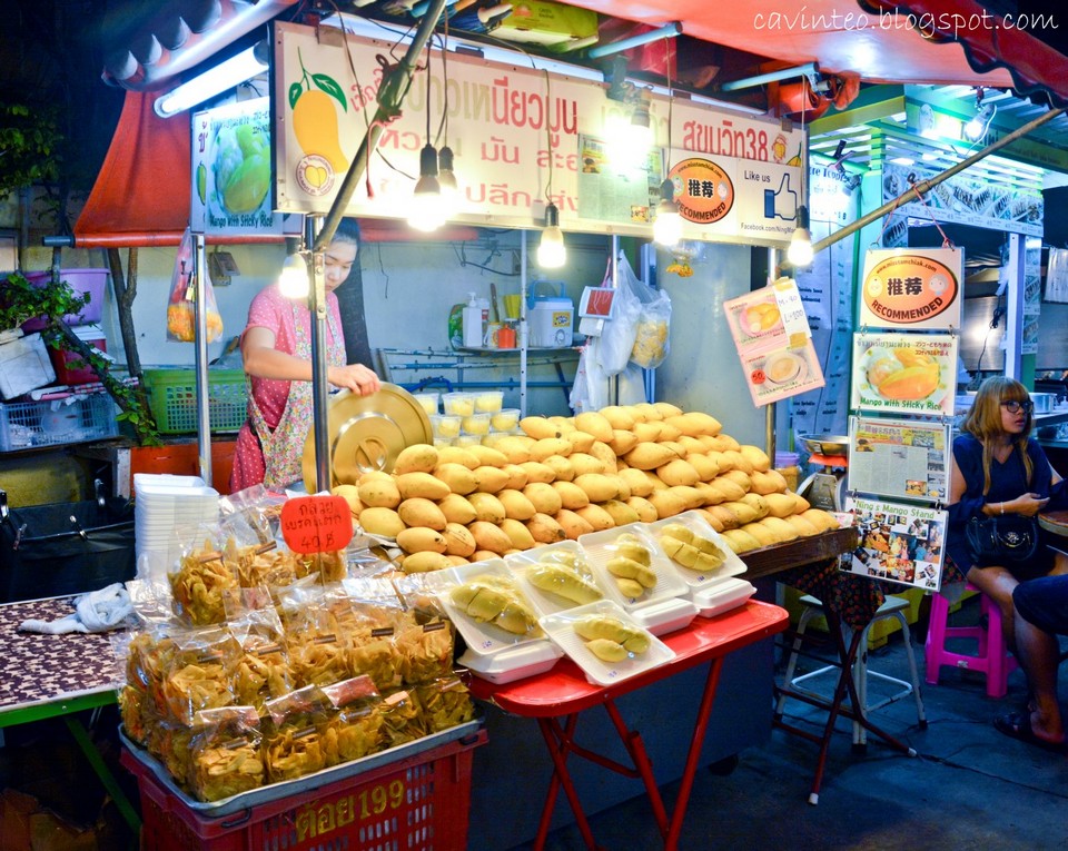 15 mango sticky rice Sukhumvit Soi 38 Food Street (Night) @ Bangkok [Thailand] (Large)