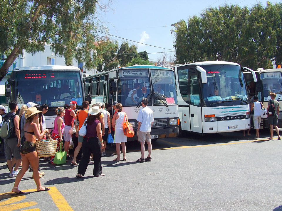 Mykonos bus station