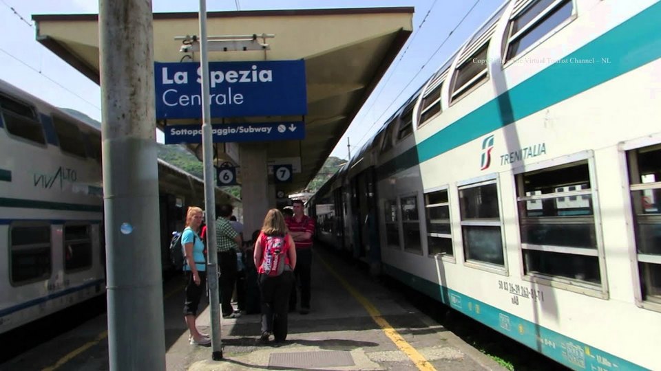 La Spezia Railway Station in Liguria Italy