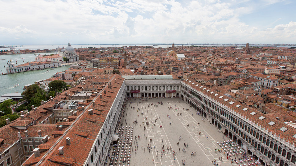 Piazza San Marco and the Basilica San Marco in Venice, Italy