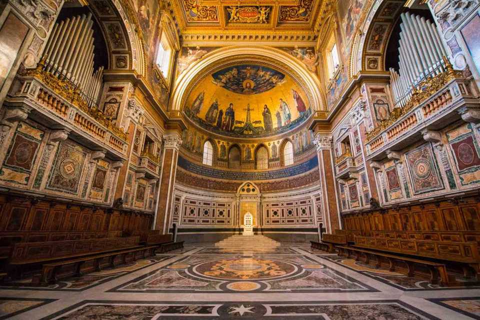 inside Basilica of St. John Lateran