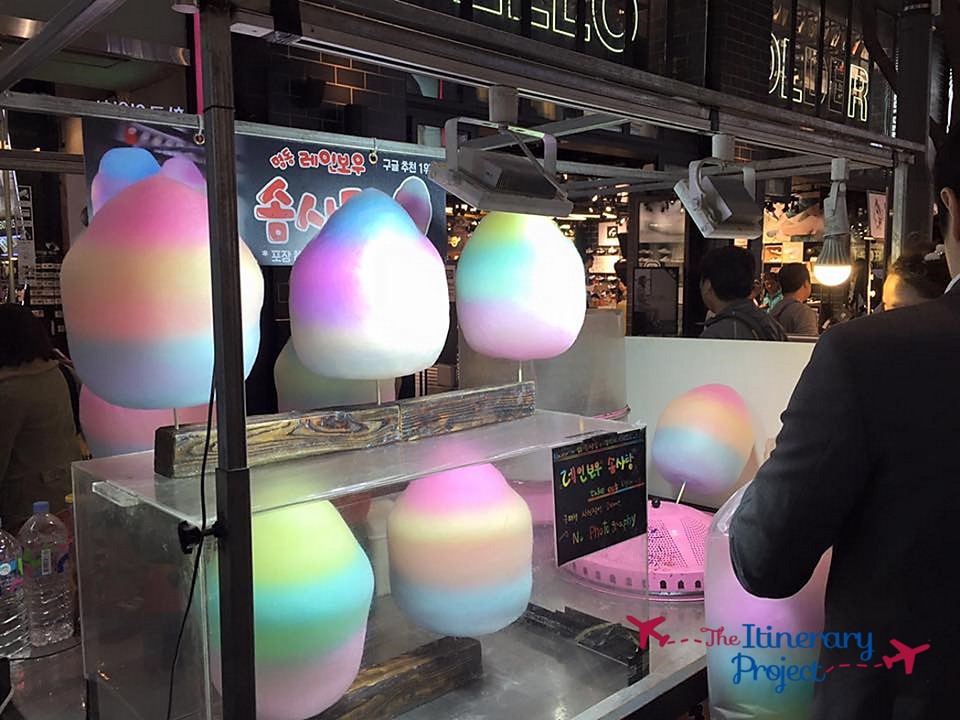 Cotton Candy,myeongdong food blog,myeongdong food guide,myeongdong must eat,what to eat in myeongdong (1)