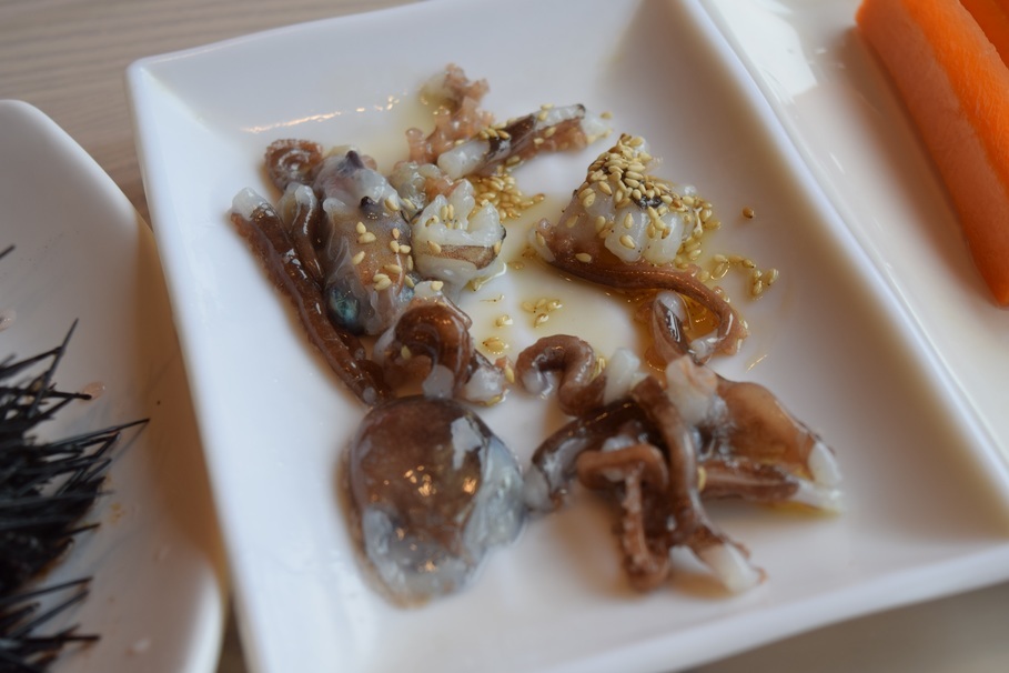 Sannakji (Live Octopus Sashimi),strange food in korea,unusual korean food,weird korean food,korean strange food (1)
