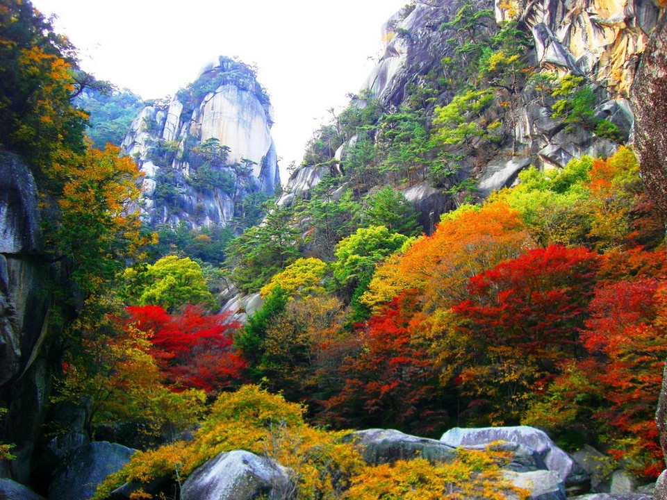 Shosenkyo Gorge autumn (1)