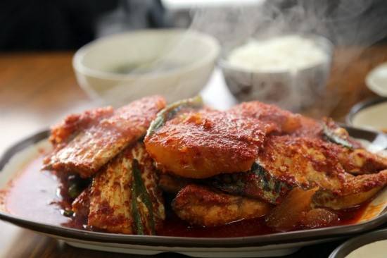 Galchi Jorim (Korean Spicy Braised Beltfish) jeju must eat food (1)