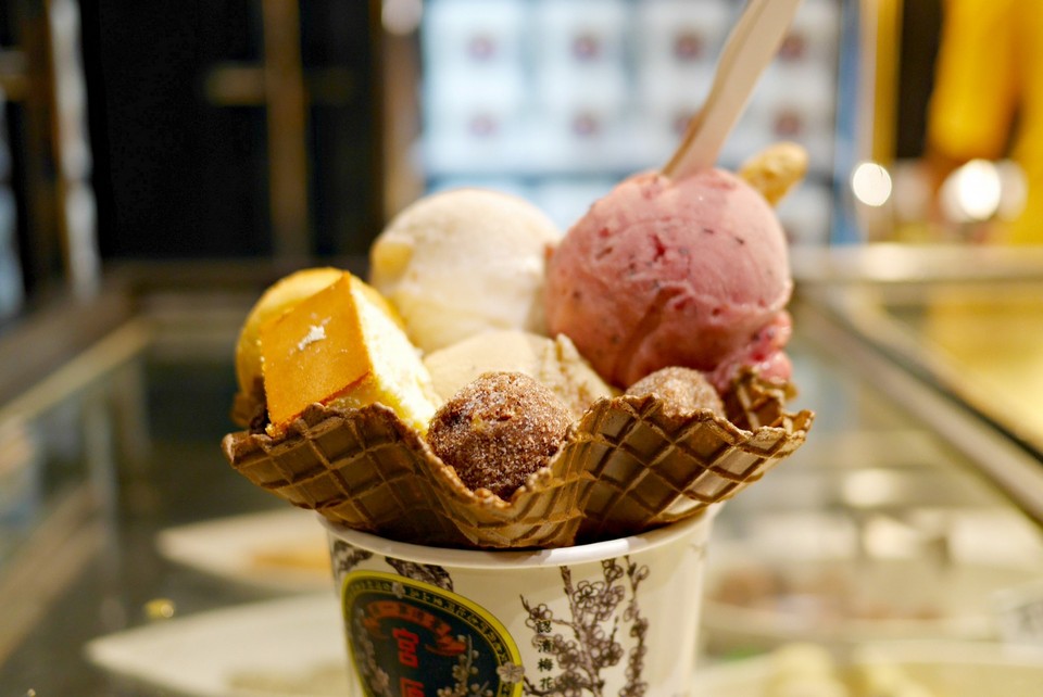 Where to eat in Taichung Taiwanese Ice-cream at Miyahara (1)