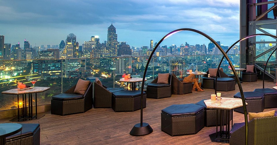 Best sky bar Bangkok HI-SO Rooftop bar – Sofitel So on Sathorn (1)
