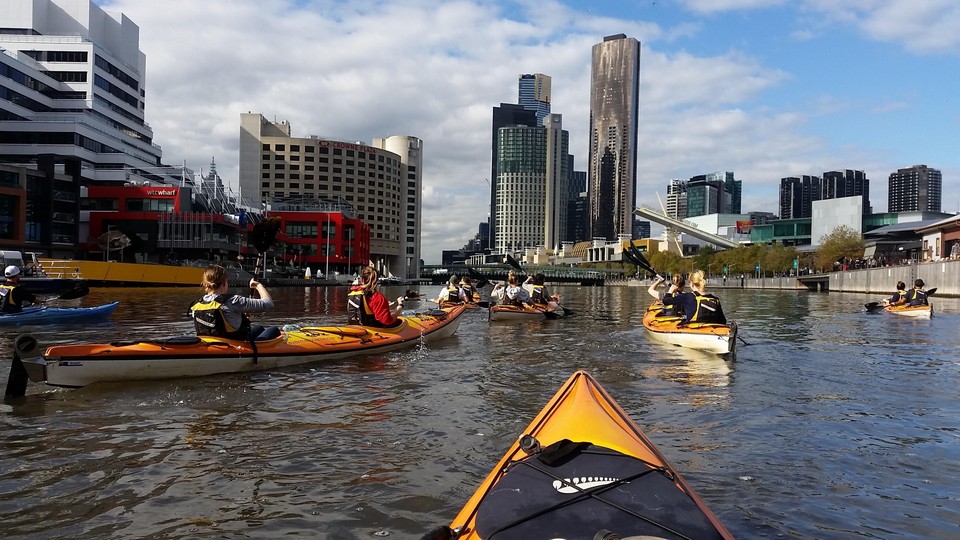 Melbourne City Kayak Tour, Yarra River