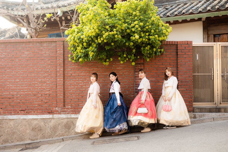 Traditiional hanbok in Korea
