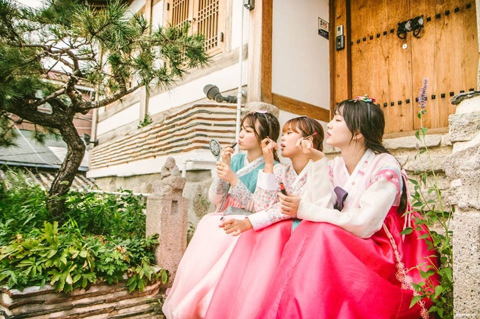 Visitors can rent Hanbok for 4 hours or all day