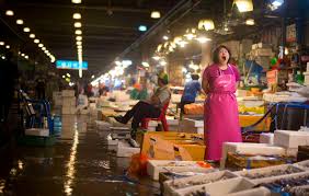 Uncrowded Market at late night