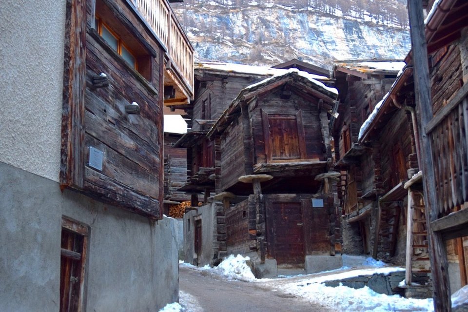 Zermatt’s old village