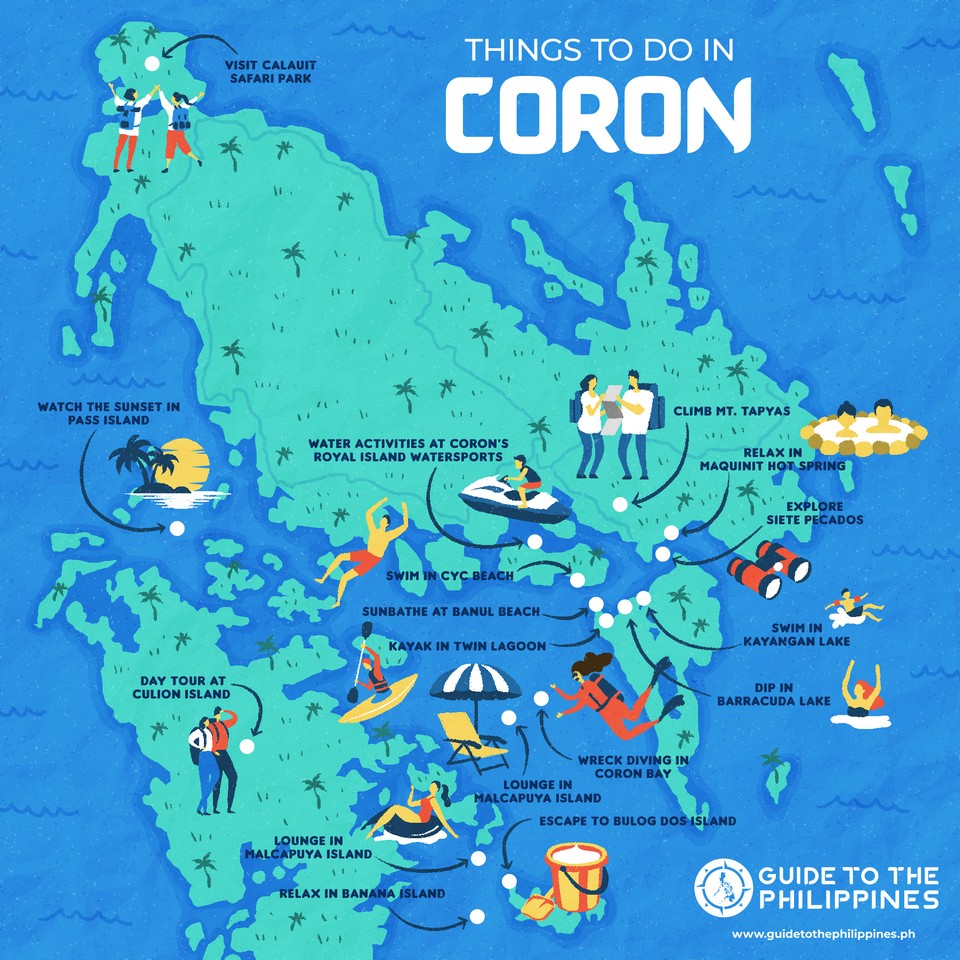 coron town tour itinerary
