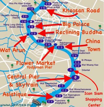 bangkok-river-boat-map - Living + Nomads – Travel tips, Guides, News ...