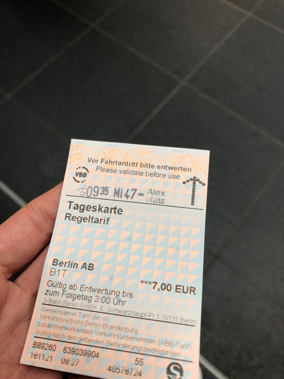 berlin short trip ticket