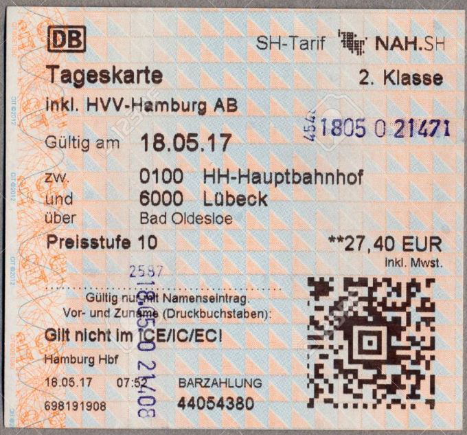 Tageskarte Ticket