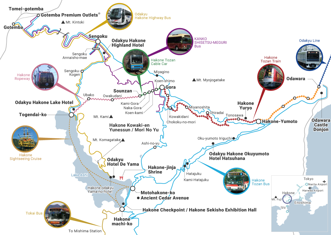 hakone sightseeing map - Living + Nomads – Travel tips, Guides, News ...