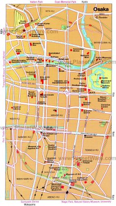 osaka attractions map - Living + Nomads – Travel tips, Guides, News ...