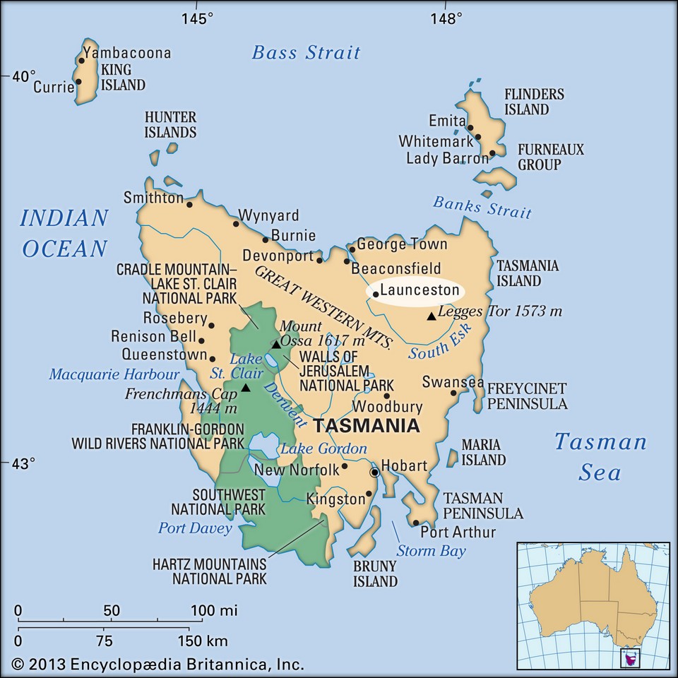 tasmania travel from india