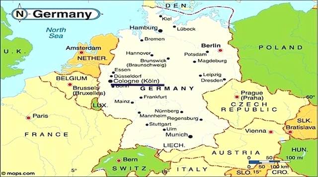 cologne germanymap