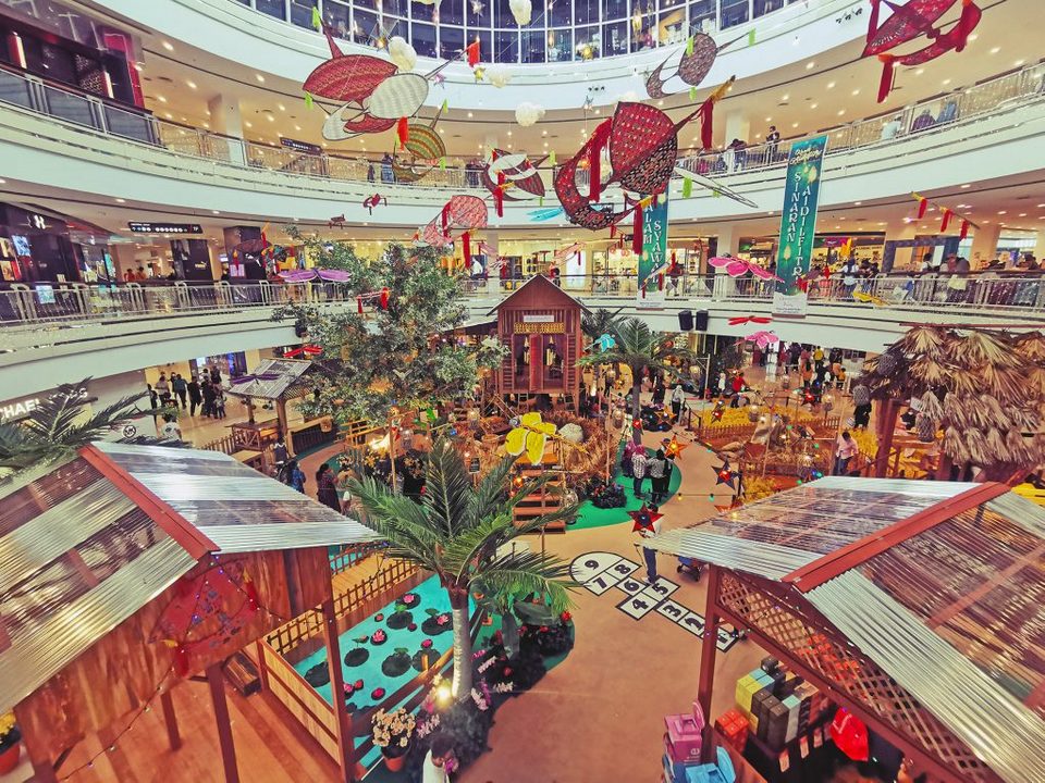 Inside the Queensbay Mall-Penang