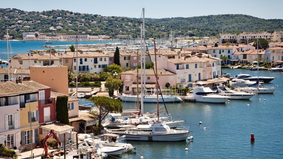 Port town of Grimaud