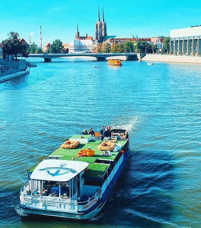 Enjoy a cruise on the Oder River - Wroclaw Poland 