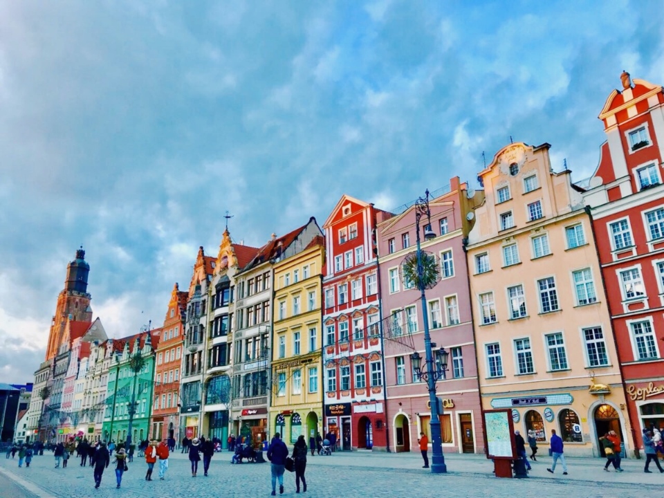 Market Square Wroclaw Poland 