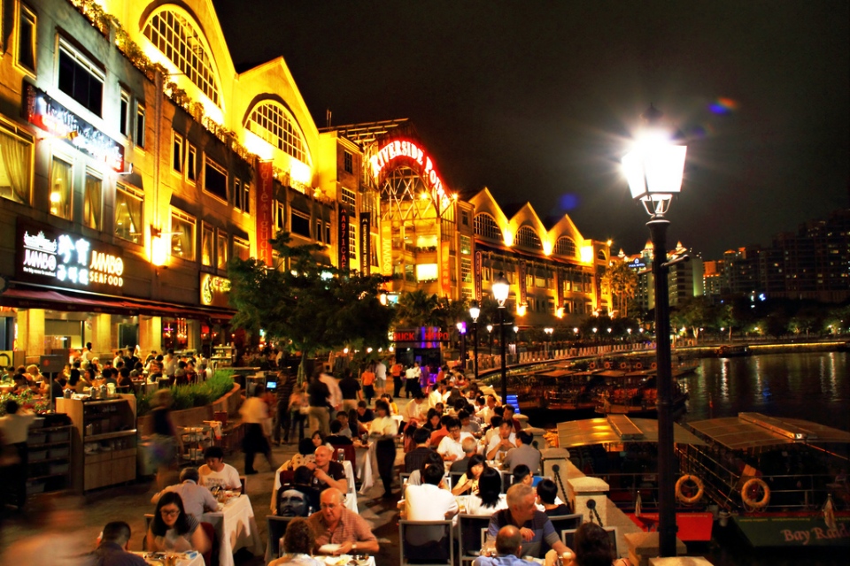 Bar and Restaurant at Clarke Quay