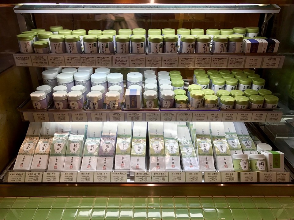 Marukyu Koyamaen stocks an extensive variety of matcha and loose-leaf teas