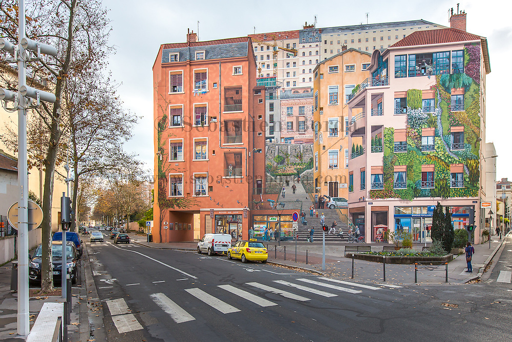 France, Lyon, L Croix-Rousse