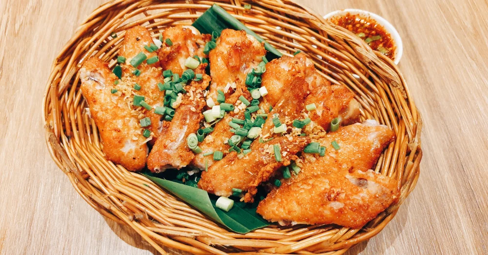 Thai Flavored Fried Chicken Wings