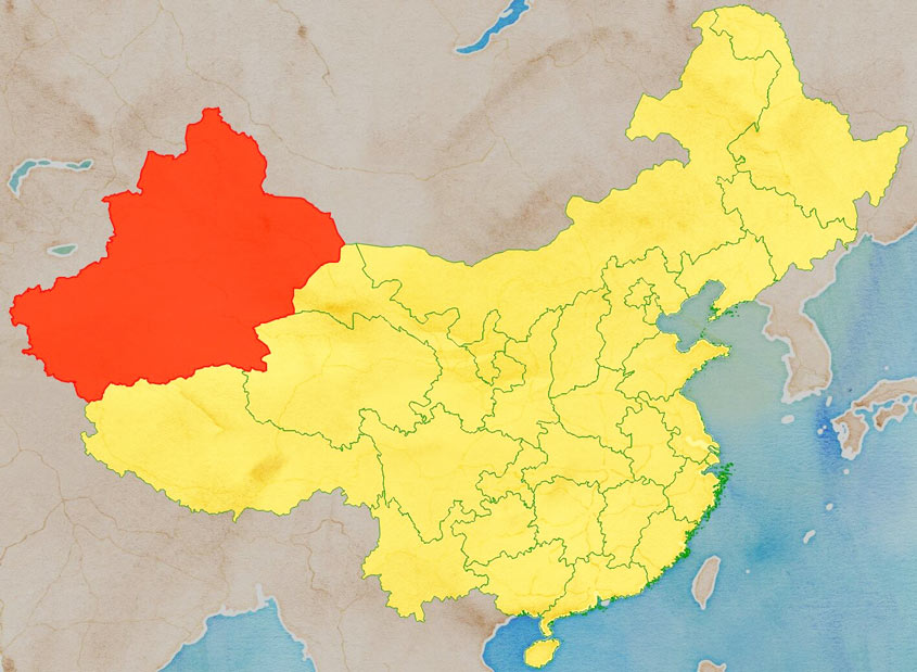 xinjiang location